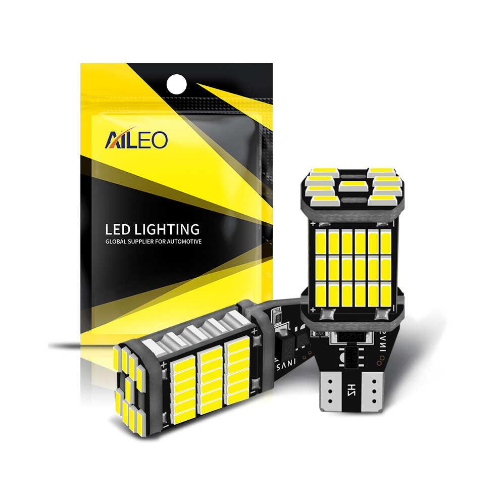 Aileo 2Pcs T15 W16w 921 912 T16 902 Led Bulbs High Power 45Pcs 4014Smd 9158106997074