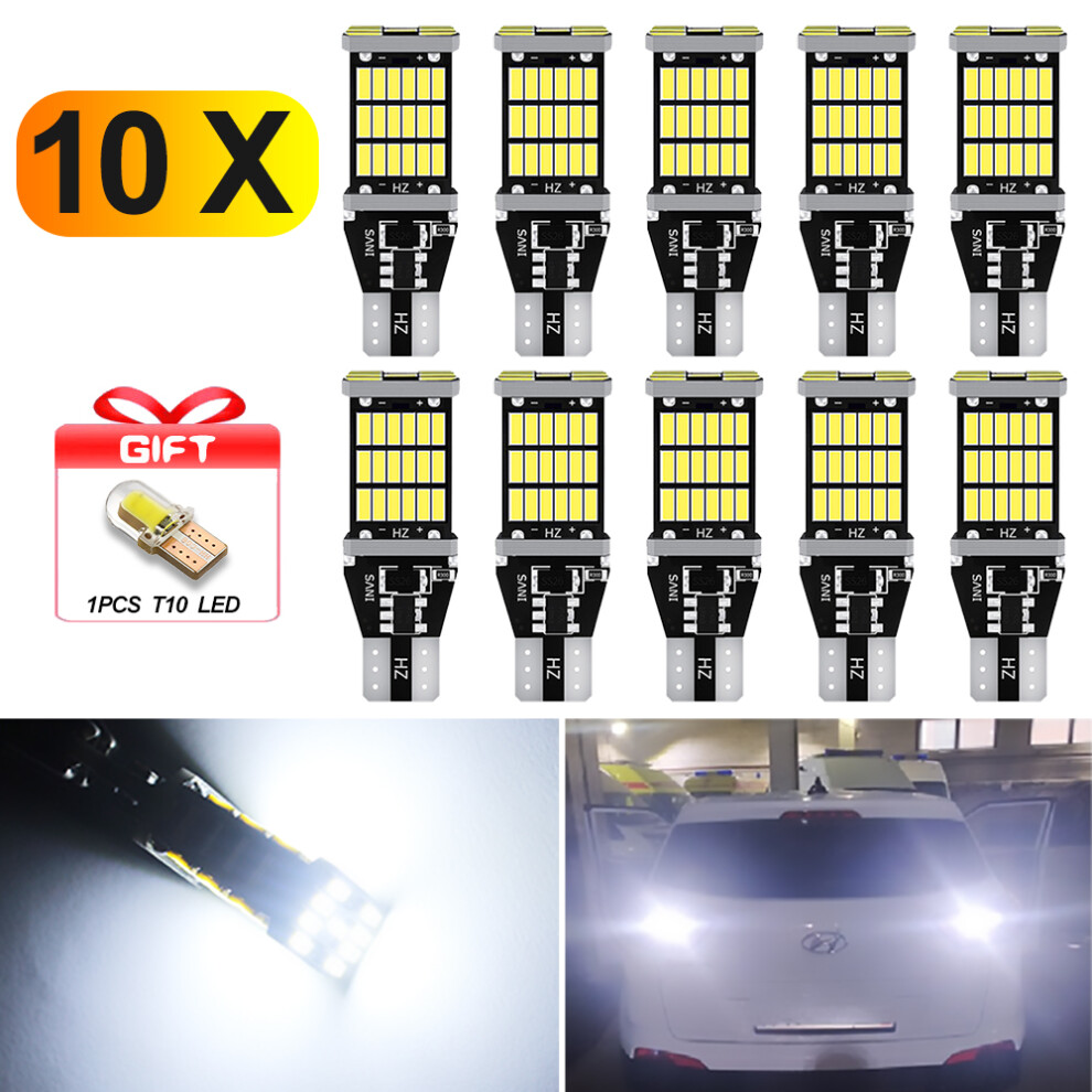1200Lm 921 T15 Led Back Up Reverse Car Bulbs 912 W16w Canbus Wy16w Light 9158107012288