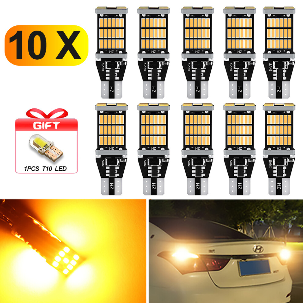 1200Lm 921 T15 Led Back Up Reverse Car Bulbs 912 W16w Canbus Wy16w Light 9158107020979