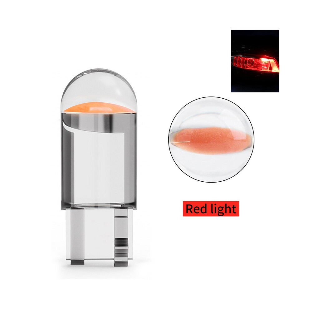 Led T10 W5w Canbus Glass Cob 6000K Reading Dome Lamp Marker Wedge License 9158107007918