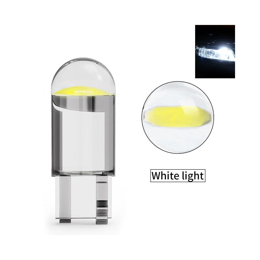 Led T10 W5w Canbus Glass Cob 6000K Reading Dome Lamp Marker Wedge License 9158107011250