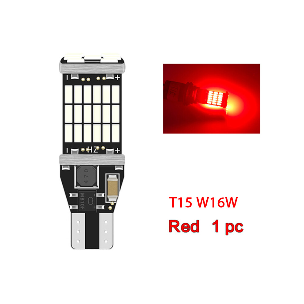 Rxz 1Pc Canbus W16w T15 920 921 912 Led 4014 45 Chips Reverse Car Light 9158107004580