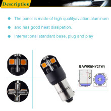 2x H21W BAY9S BA9S T4W T11 BAX9S H6W BAW9S HY21W LED Auto Backup Reverse