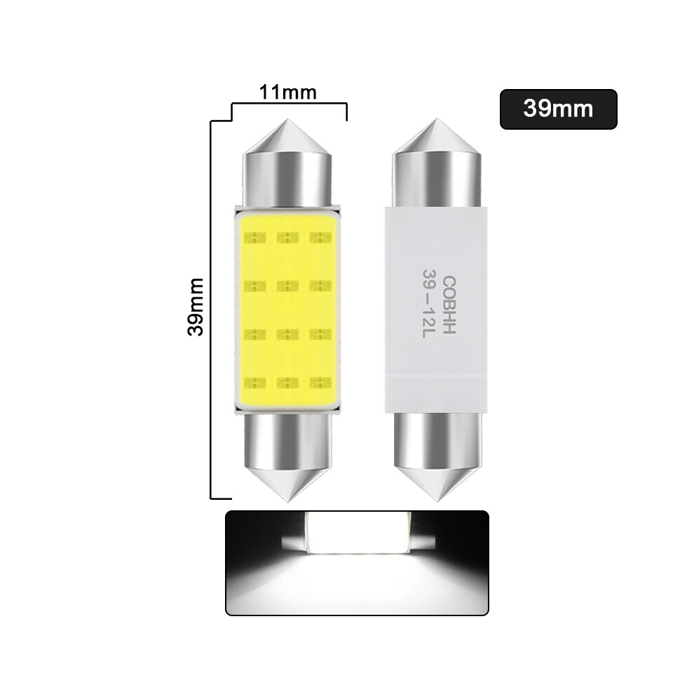 4/10 Pcs C10w C5w Led Bulb Festoon 31Mm 36Mm 39Mm 41Mm Interior Dome Reading 9158107005341