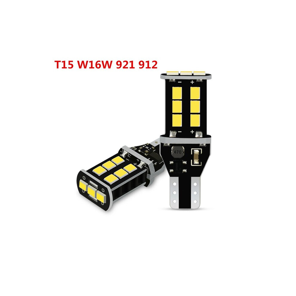 2Pcs T15 W16w Led Canbus Bulbs 2835 Smd Backup Reverse Car 921 912 Light 9158107011052