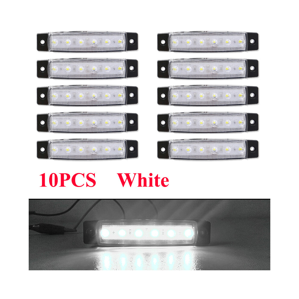10Pcs Truck Trailer Side Marker Indicators Car Signal Brake Rear Light 9158107007017