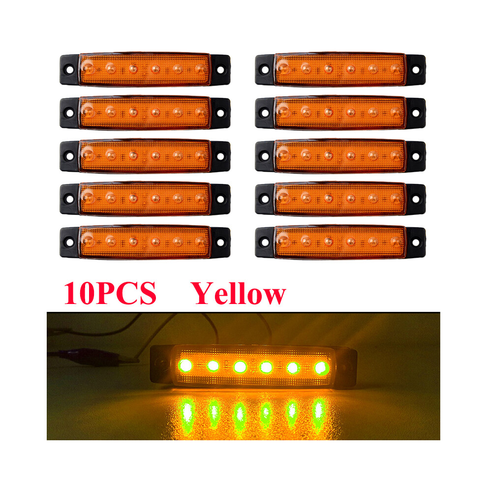 10Pcs Truck Trailer Side Marker Indicators Car Signal Brake Rear Light 9158107007710
