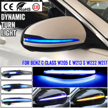 2pcs Dynamic Blinker For Mercedes Benz C E S GLC W205 X253 W213 W222 V