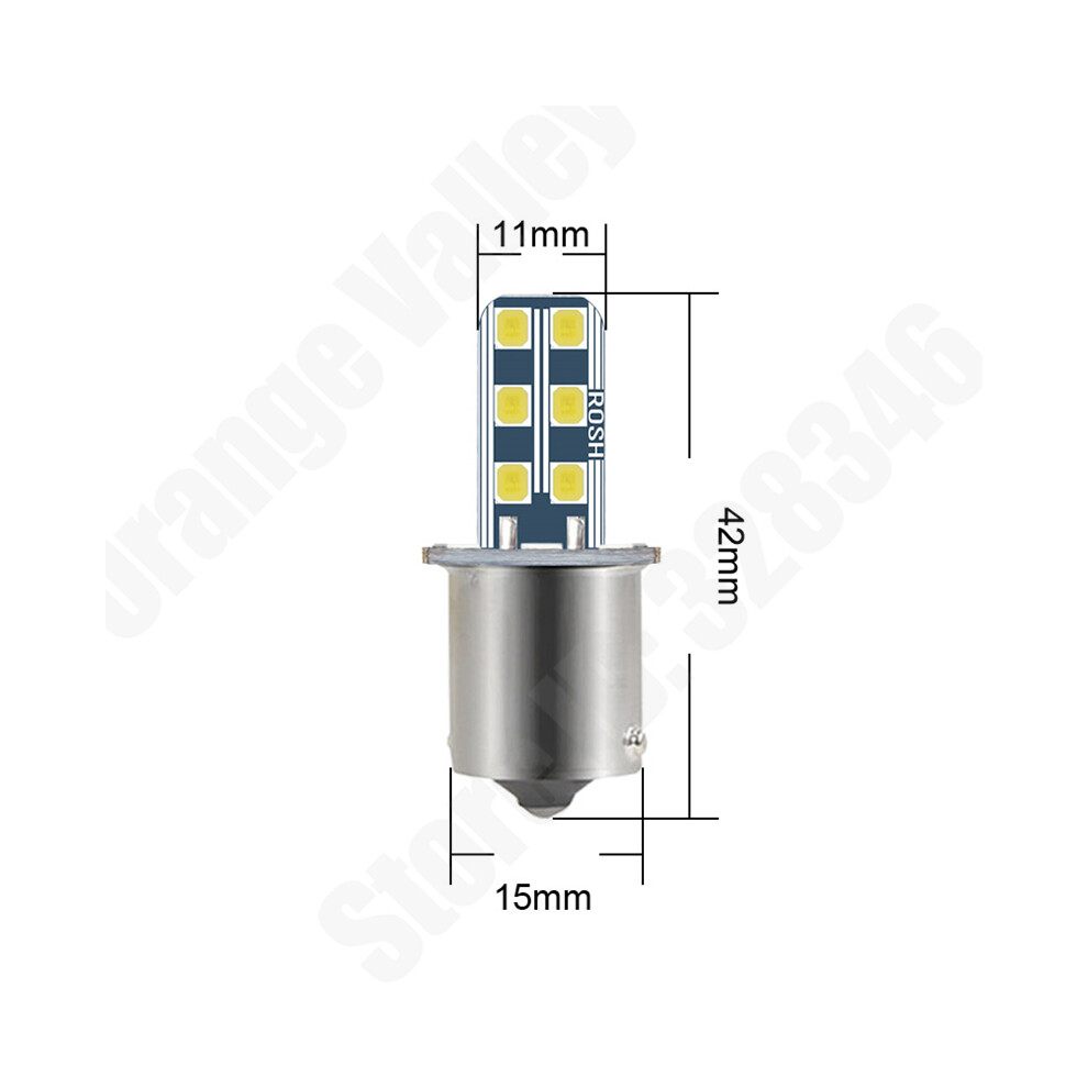 10Pcs 1156 Ba15s P21w S25 3496 Leds Car Lights 8 5050 Smd Brake Car Lights 9158107010468