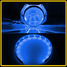 2PCS 360 degree flash LED demon eye COB Angel eye modified headcar lights