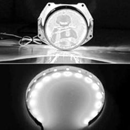 2PCS 360 degree flash LED demon eye COB Angel eye modified headcar lights