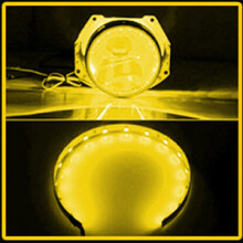 2PCS 360 degree flash LED demon eye COB Angel eye modified headcar lights