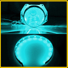 2PCS 360 degree flash LED demon eye COB Angel eye modified headcar lights
