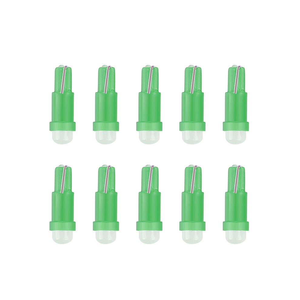 10Pcs LED Bulb T5 1SMD Cob LED car lights Auto Side Wedge Dashboard Gauge-image-OPC-PFH77BN-NEW