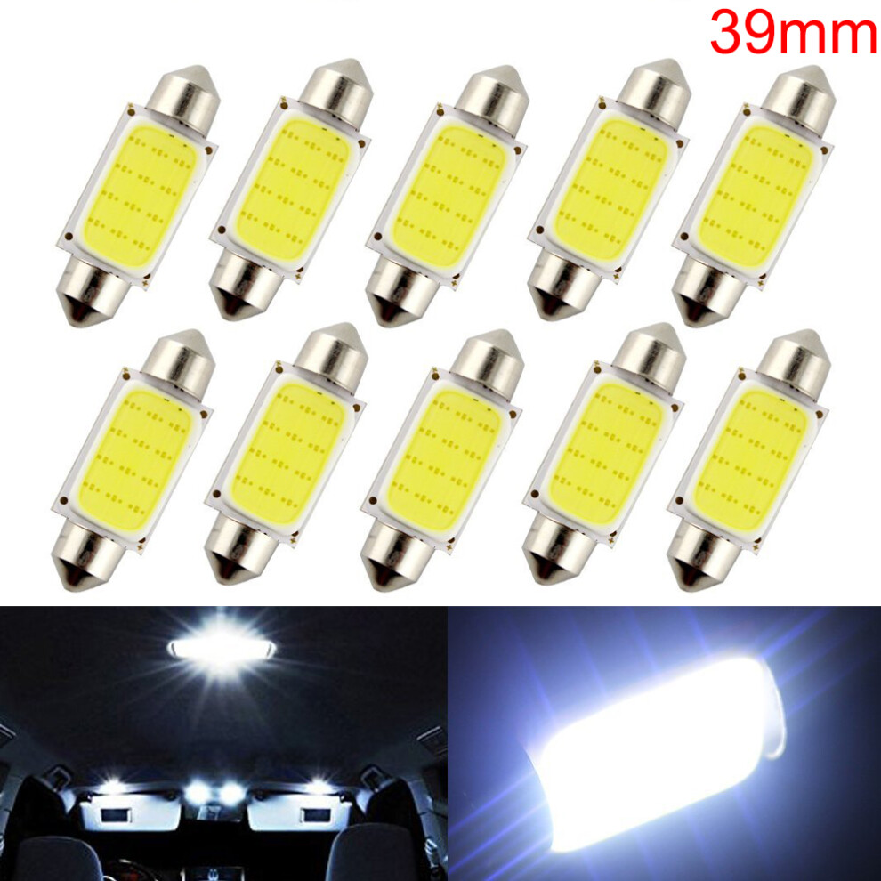 10Pcs/Lot 31Mm 36Mm 39Mm 41Mm Cob C5w Festoon Dome Car Interior Light 9158107011670