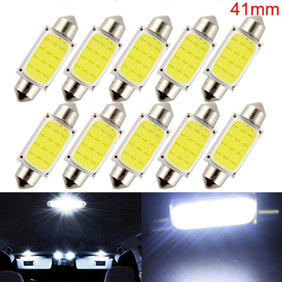 10Pcs/Lot 31Mm 36Mm 39Mm 41Mm Cob C5w Festoon Dome Car Interior Light 9158107017672