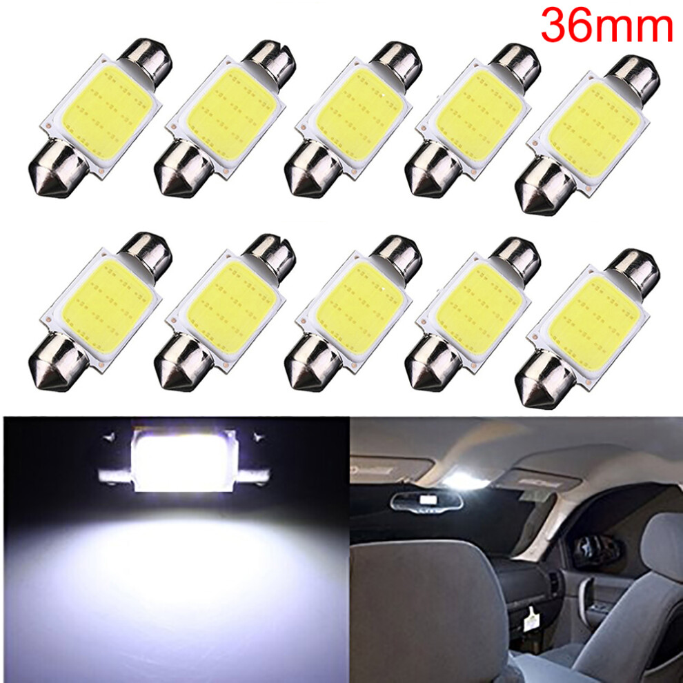 10Pcs/Lot 31Mm 36Mm 39Mm 41Mm Cob C5w Festoon Dome Car Interior Light 9158107024922