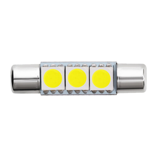 1pack 29mm Festoon LED C5W 3 leds 5050 Auto Interior For Sun Visor Vanity 2