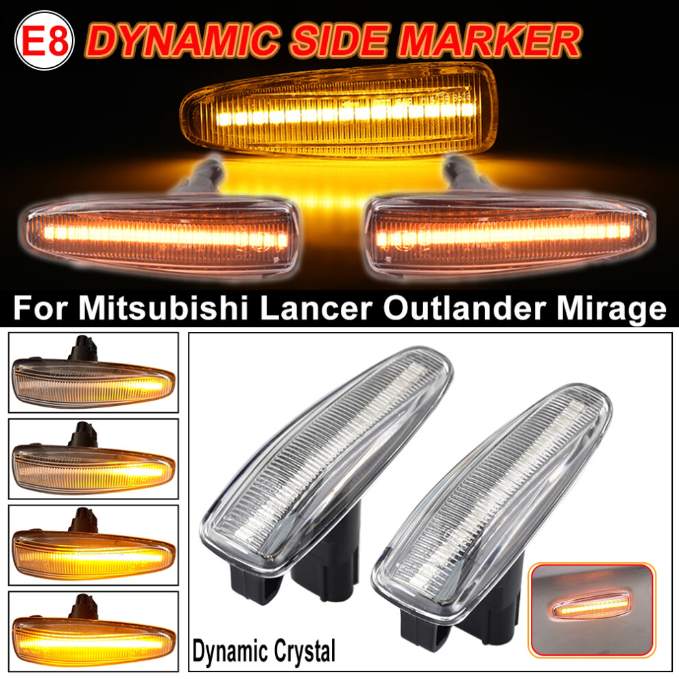 Turn Signal Side Marker Led Car For Mitsubishi Lancer Evolution Light 9158107012974