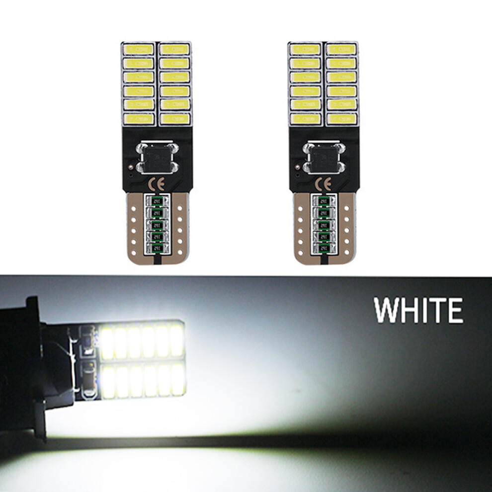 2Pcs High Power 4014 26Smd Led T10 W5w Bulb Canbus Interior Dome Car Lights 9158107011755
