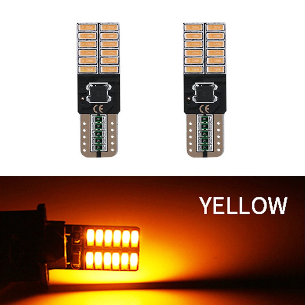 2Pcs High Power 4014 26Smd Led T10 W5w Bulb Canbus Interior Dome Car Lights 9158107013940