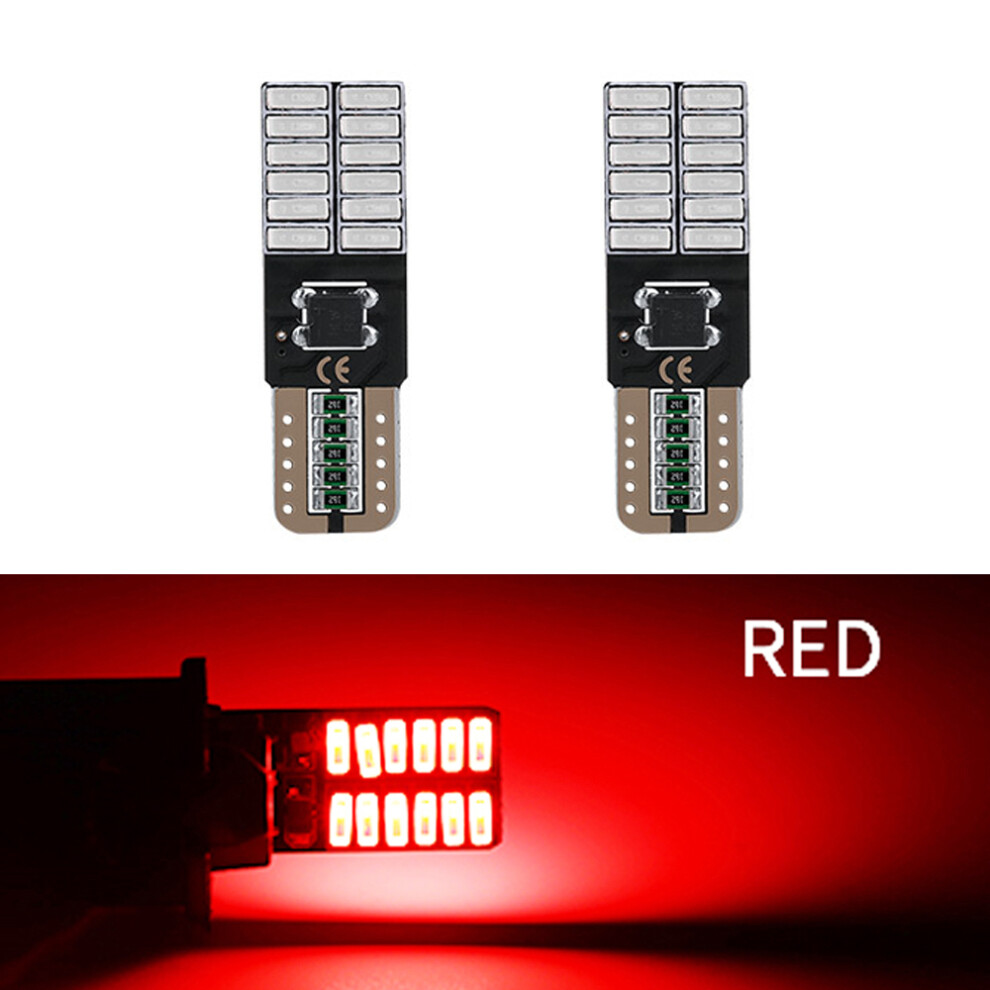 2Pcs High Power 4014 26Smd Led T10 W5w Bulb Canbus Interior Dome Car Lights 9158107017818