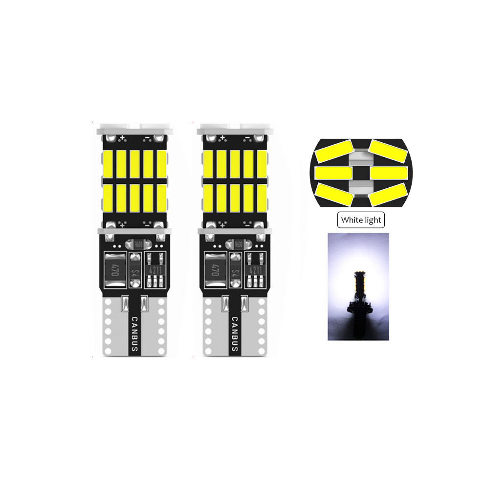 2Pcs High Power 4014 26Smd Led T10 W5w Bulb Canbus Interior Dome Car Lights 9158107027480
