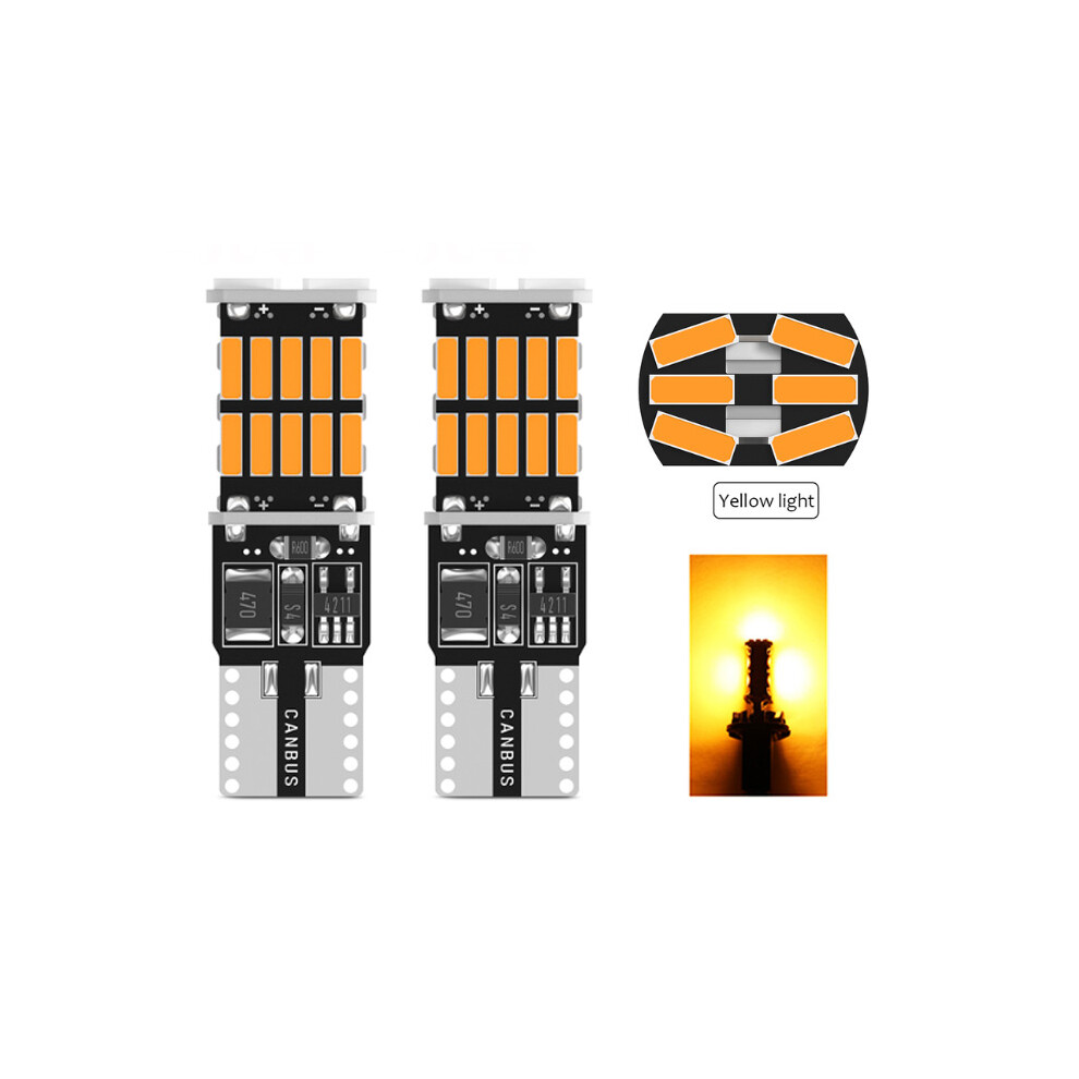 2Pcs High Power 4014 26Smd Led T10 W5w Bulb Canbus Interior Dome Car Lights 9158107028975
