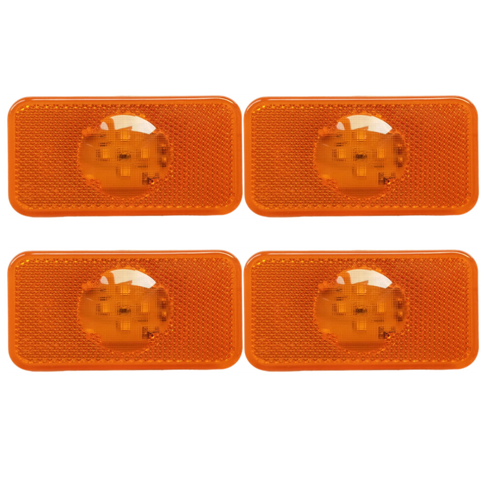 24V Led Side Marker For Volvo Fh Fm Fl Truck Car Lights Oem 20789440 Amber 9158107015906