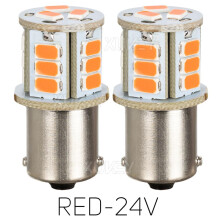 2x 382 P21w 1156 Led Reverse White Ba15s Side car light Red Brake Tail