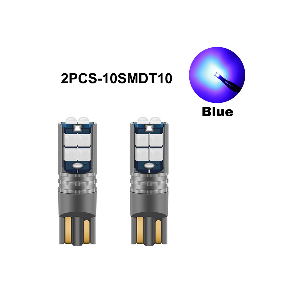 Nlpearl 2Pcs T10 Led W5w Led Bulbs 3030 10Smd W5w Led Canbus 194 168 Interior 9158107012325