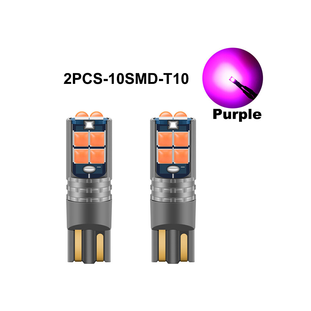Nlpearl 2Pcs T10 Led W5w Led Bulbs 3030 10Smd W5w Led Canbus 194 168 Interior 9158107031814