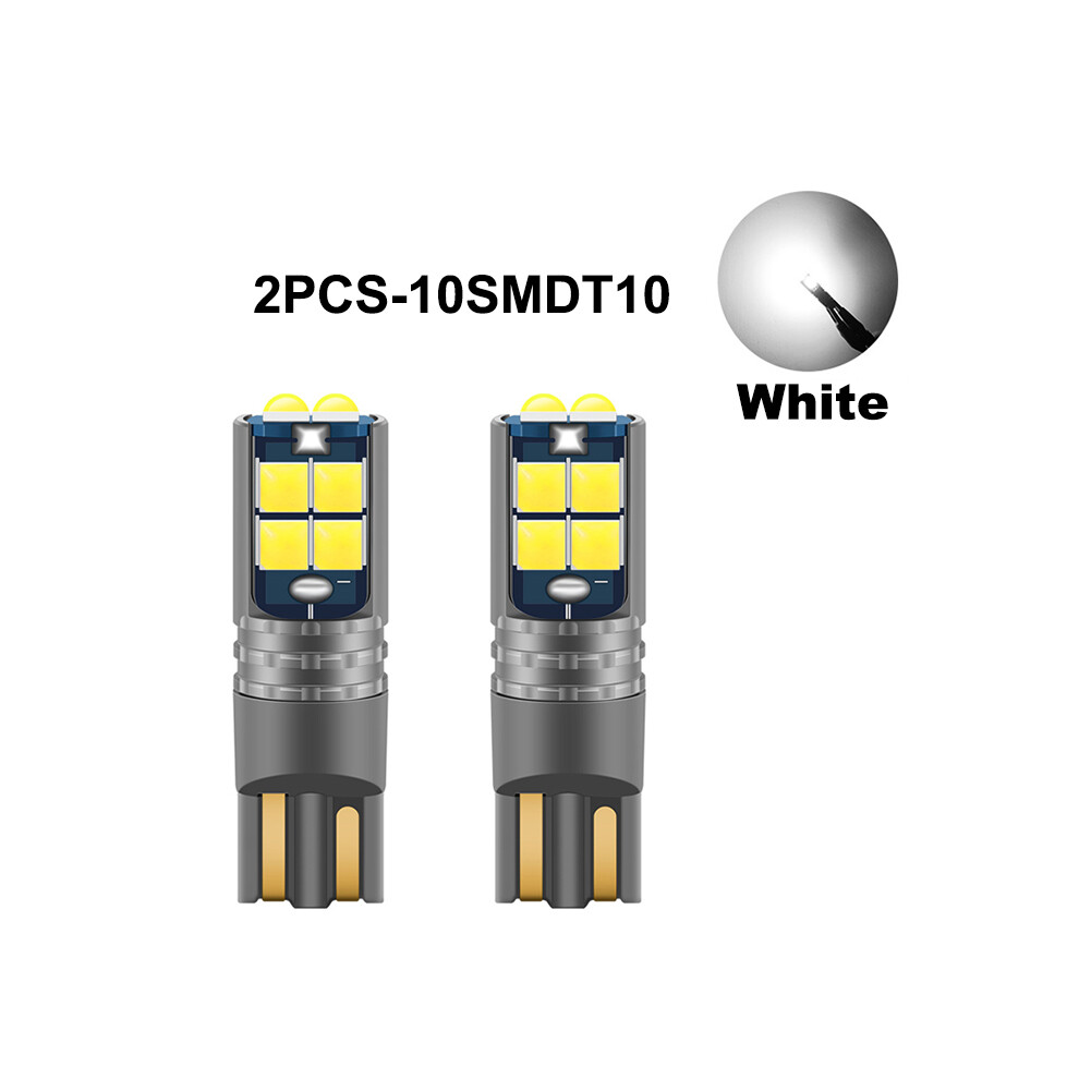 Nlpearl 2Pcs T10 Led W5w Led Bulbs 3030 10Smd W5w Led Canbus 194 168 Interior 9158107023246