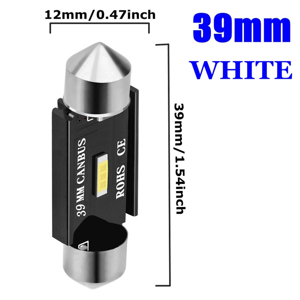 10Pcs Festoon 31Mm 36Mm 39Mm 41Mm C5w C10w Super Bright Csp Led Bulbs 9158107018143