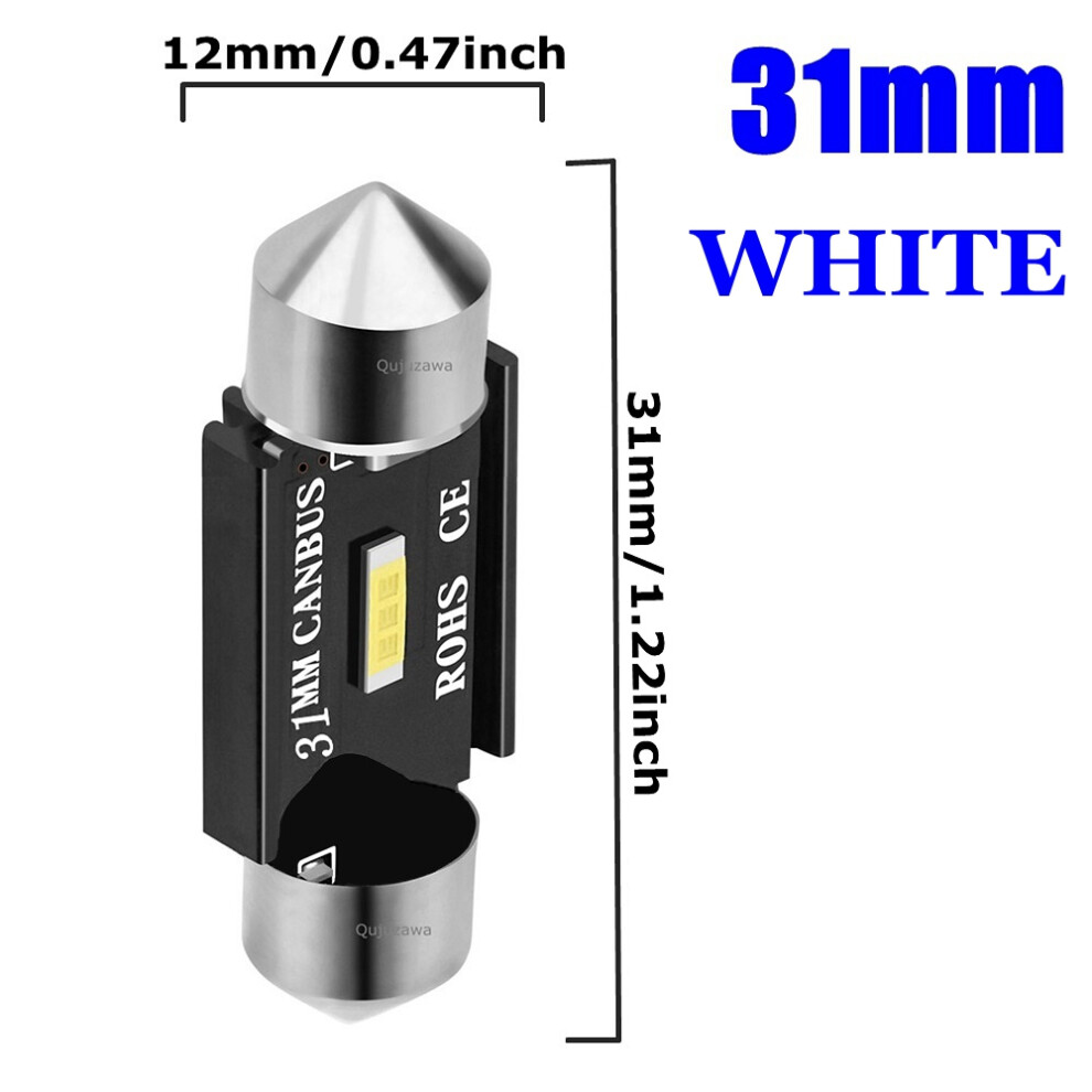 10Pcs Festoon 31Mm 36Mm 39Mm 41Mm C5w C10w Super Bright Csp Led Bulbs 9158107019553