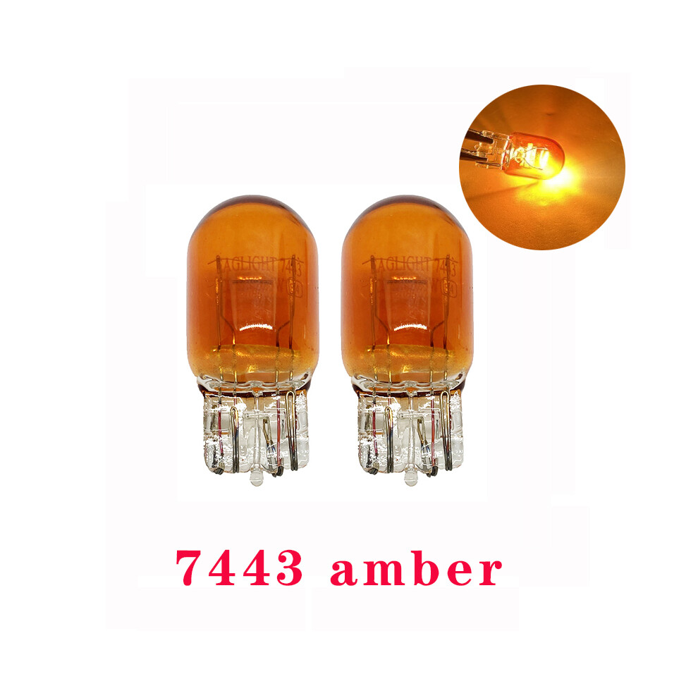 1/4/10Pcs T20 7440 7443 Wy21w W21w Halogen Bulbs 7443 W21/5W T20 Super 9158107028876