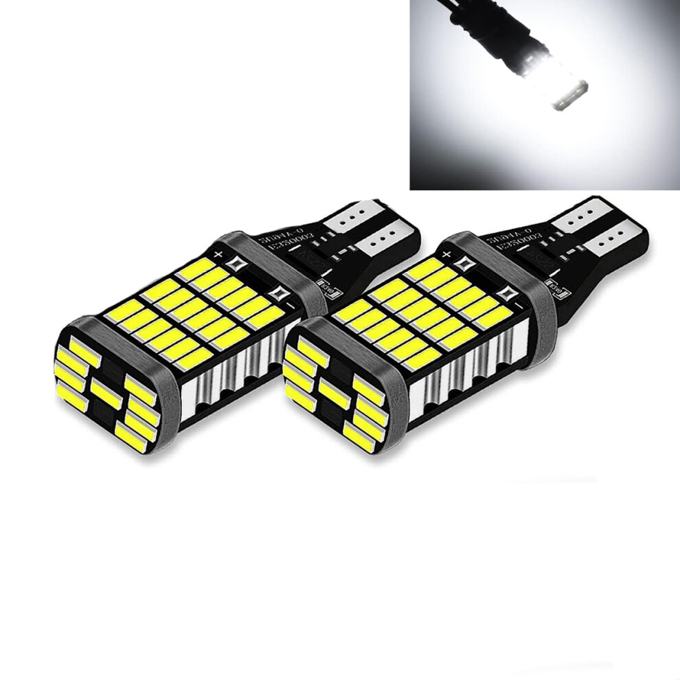 2Pcs Led T15 W16w 921 912 T16 902 Led Bulbs High Power 45Pcs 4014Smd Super 9158107030688