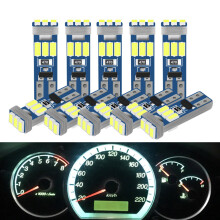 KEIN 10PCS T5 Led W3W Meter Bulb Instrument Dash car lights 73 74 17 27