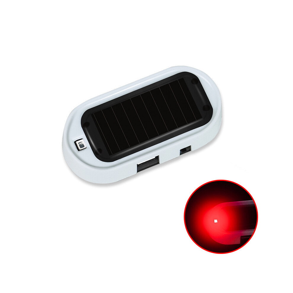 Led Solar Powered Fake Security Car Simulated Dummy Alarm Wireless Light 9158107013469