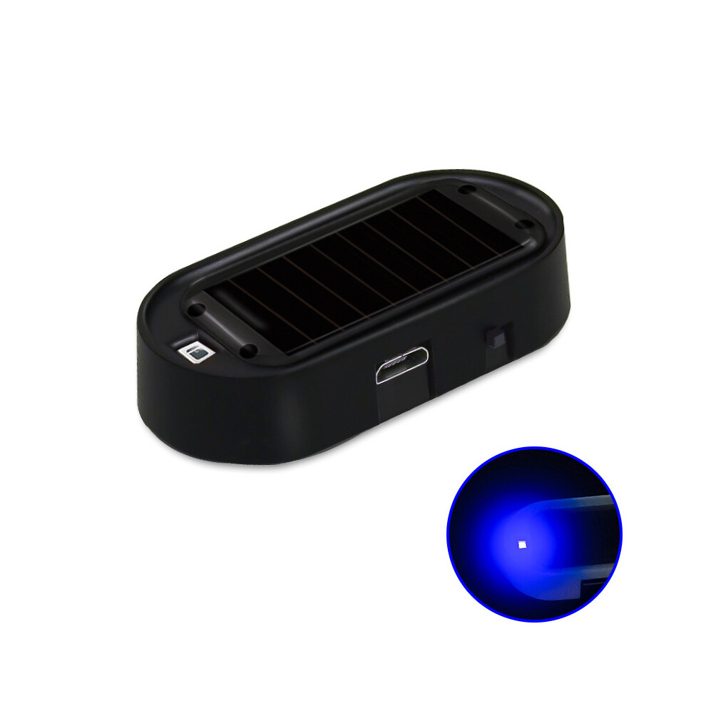 Led Solar Powered Fake Security Car Simulated Dummy Alarm Wireless Light 9158107015616