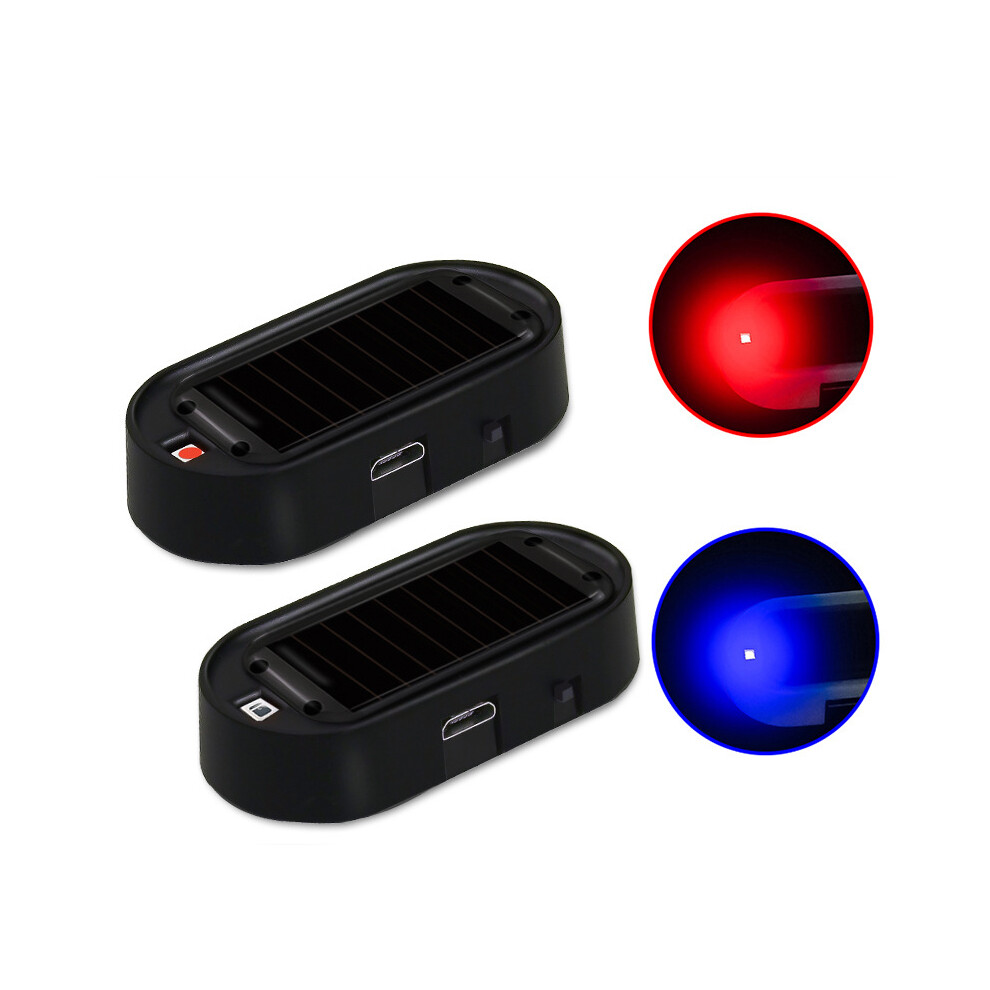 Led Solar Powered Fake Security Car Simulated Dummy Alarm Wireless Light 9158107016934