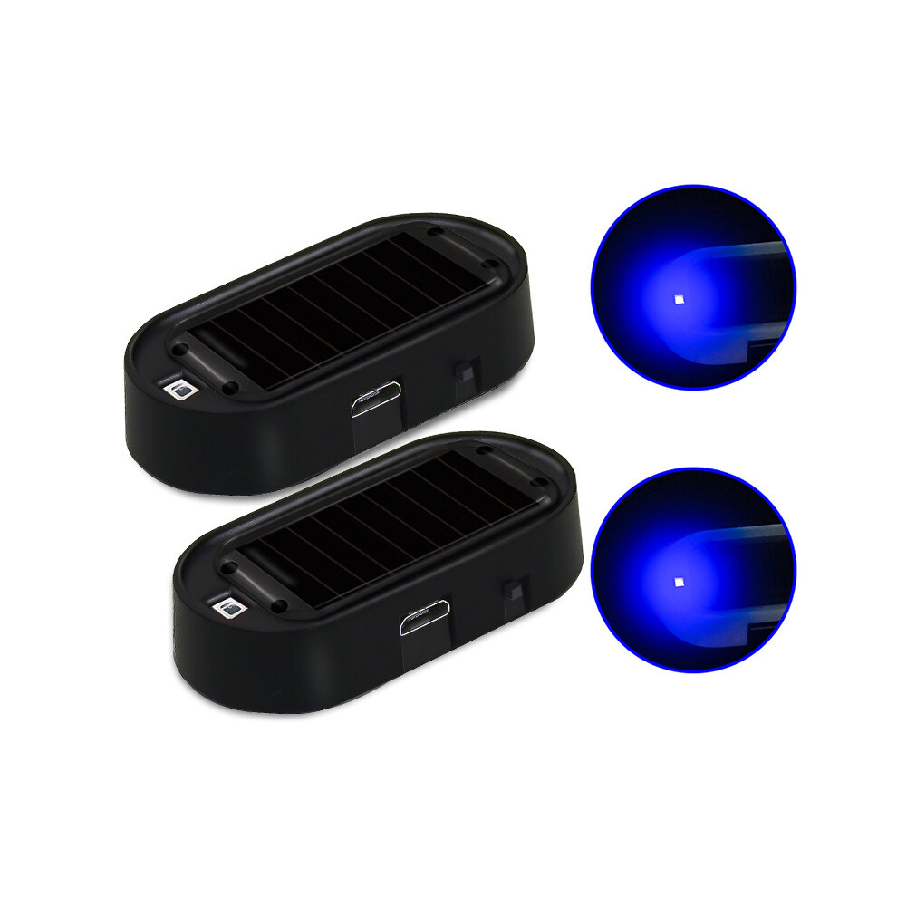 Led Solar Powered Fake Security Car Simulated Dummy Alarm Wireless Light 9158107020627