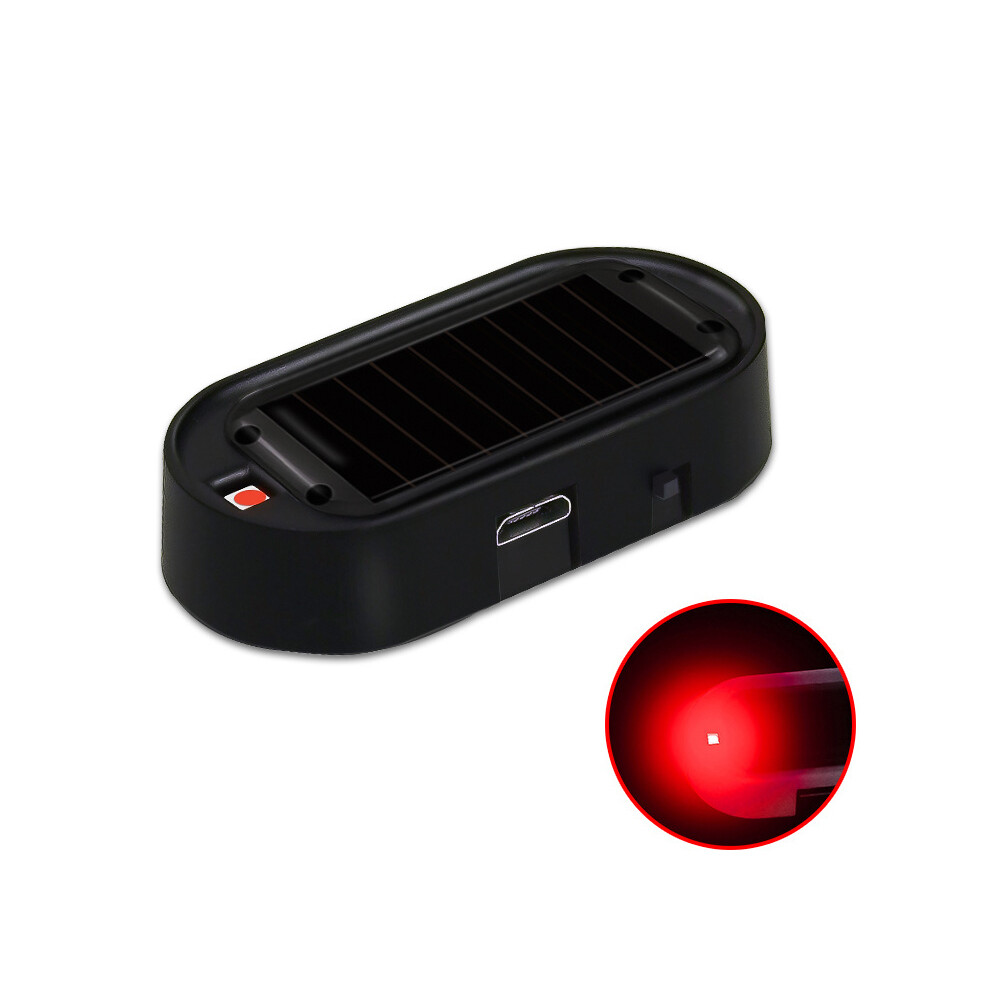 Led Solar Powered Fake Security Car Simulated Dummy Alarm Wireless Light 9158107030824