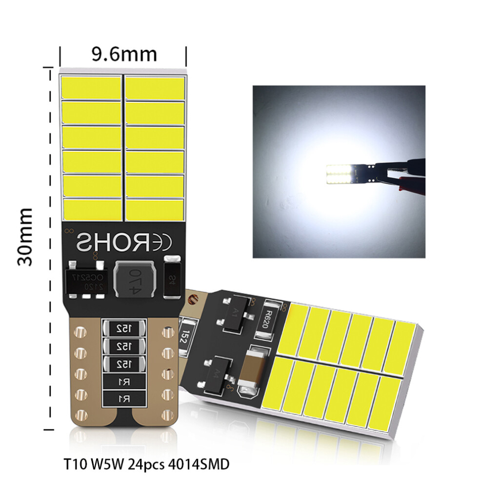 2Pc T10 W5w T15 W16w Led Car Lights Canbus 4014Smd For Interior Accessories 9158107029699