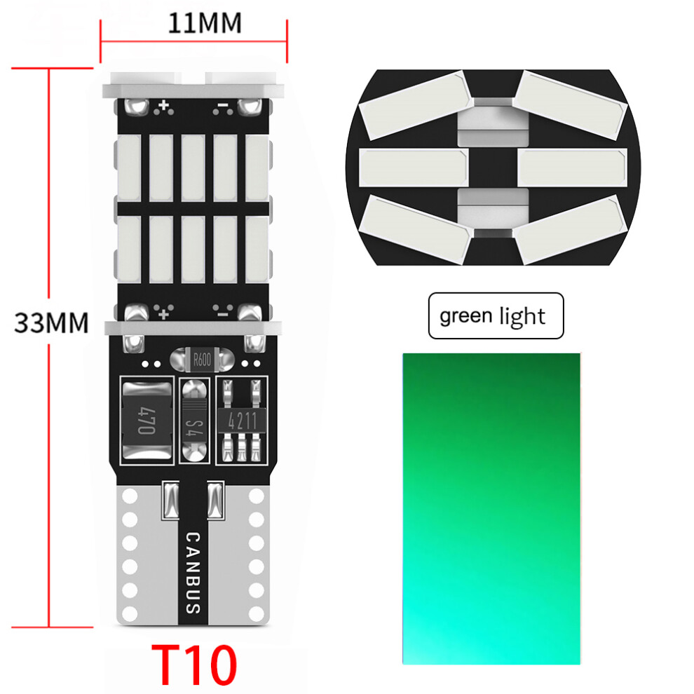 2Pc T10 W5w T15 W16w Led Car Lights Canbus 4014Smd For Interior Accessories 9158107032255