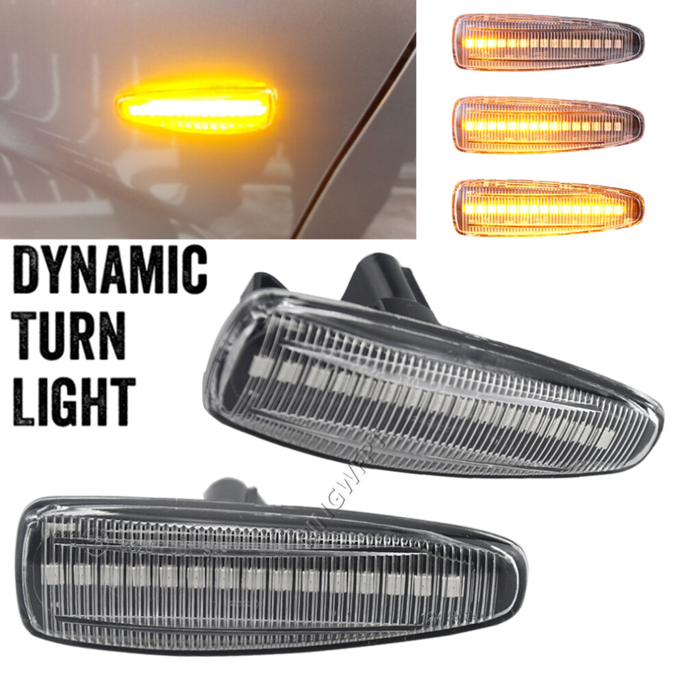 Bingwfpt Sequential Blink Led Side Marker Car For Mitsubishi Amber/Light 9158107014060