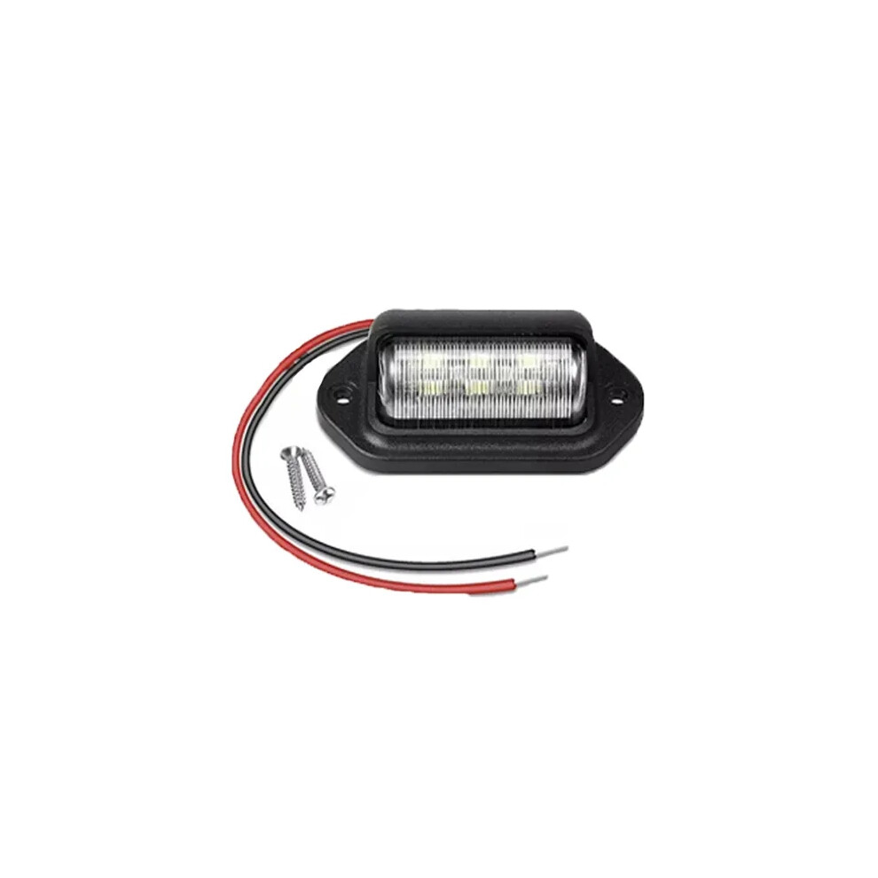 Universal 6 Led Truck License Plate Car Lights Truck Rv Trailer Van Tail 9158107021259