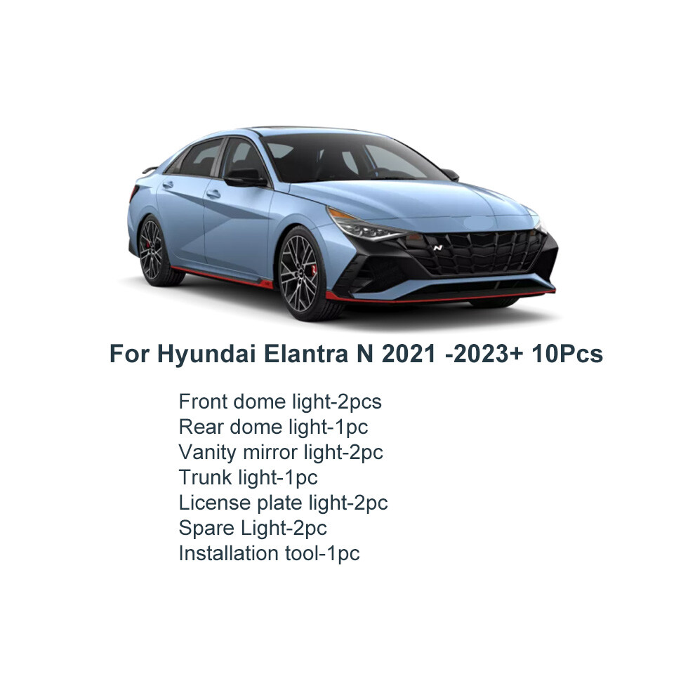 Led Interior Car Kit For Hyundai N Kona N Elantra N Veloster N Sonata Light 9158107022188