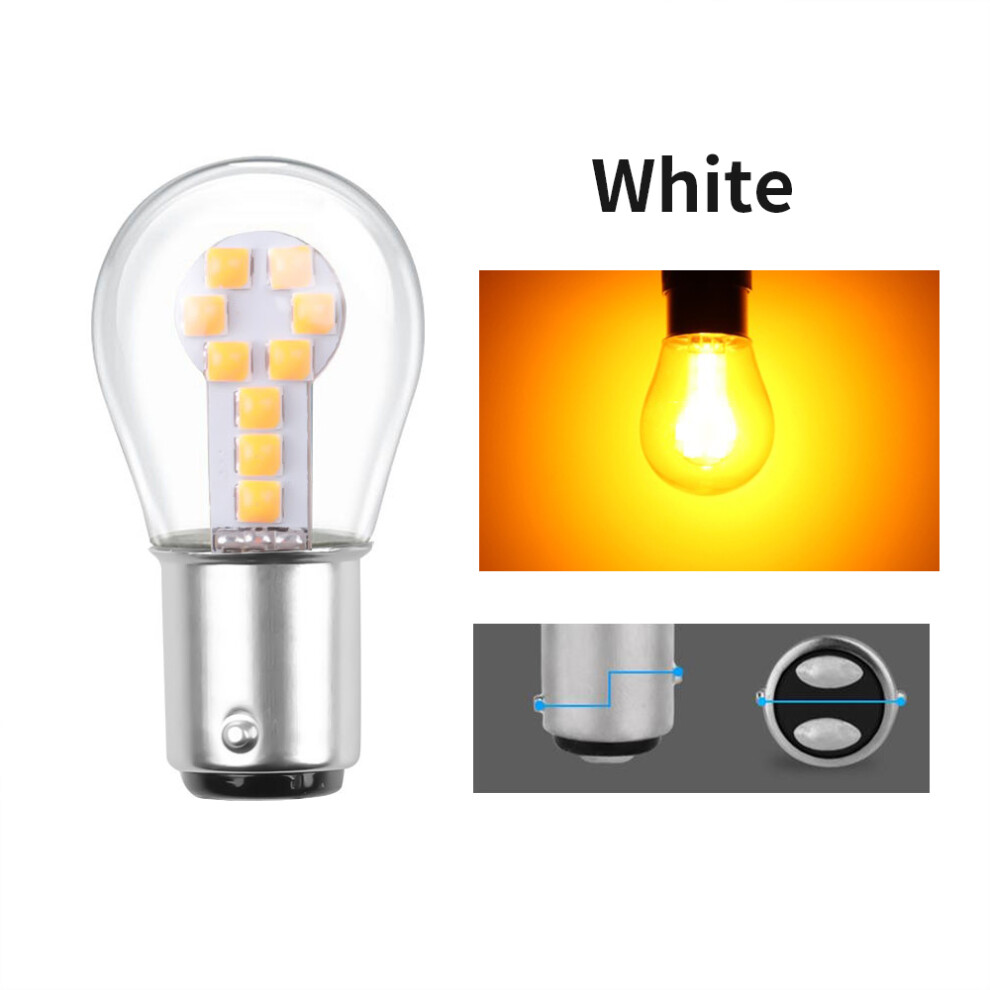 Red Amber White 1156 BA15S P21W LED 1157 BAY15D P21/5W LED Bulb R5W R10W-image-OPC-PFH797F-NEW