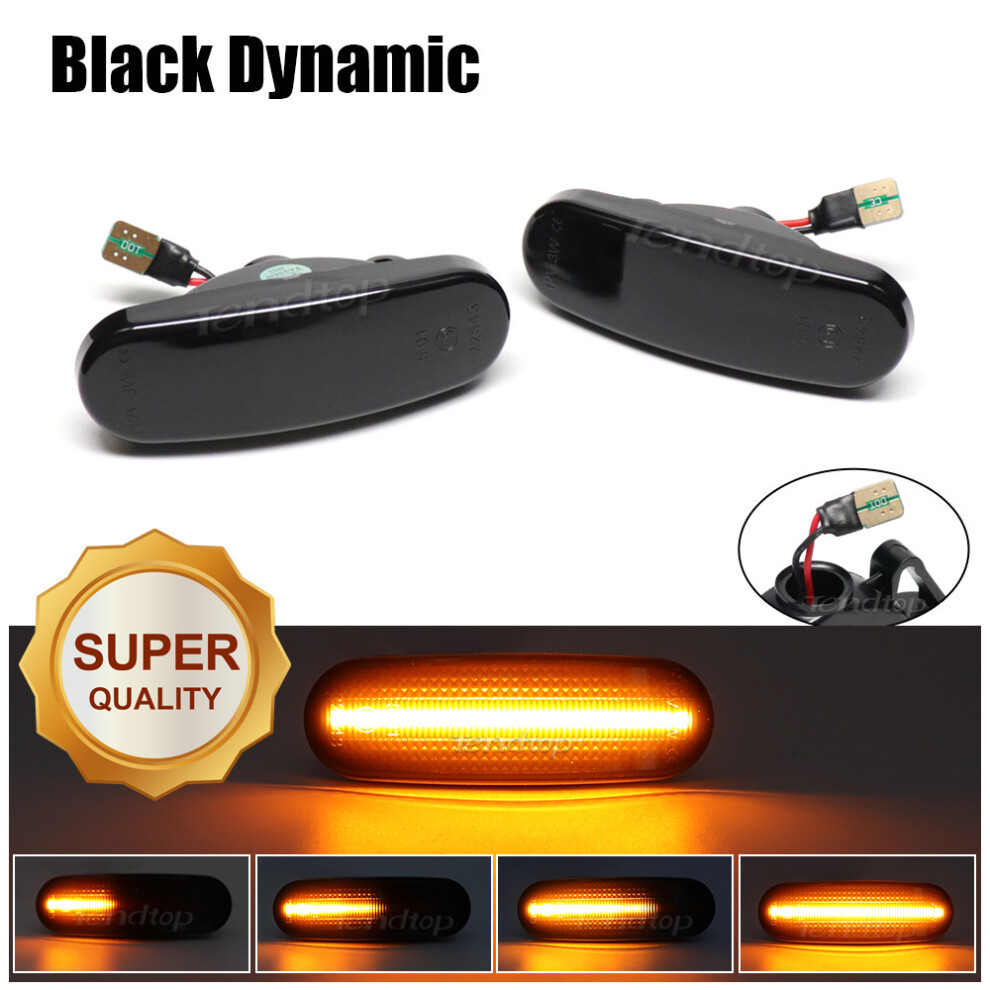 Dynamic Led Side Marker Car Turn Signal Lamp For Fiat Panda Punto Light 9158107027121